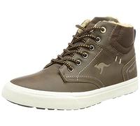 KangaROOS KAVU X Boys' Trainers, Brown Trainers, High Shoes, Brown, 5 UK