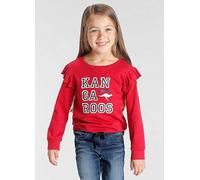 KangaROOS Kids Long Sleeve Round Neck Sweatshirt Red
