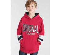 KangaROOS Kids Print Overhead Hoodie Red