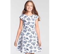KangaROOS Kids Printed Skater Dress White Floral