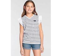 KangaROOS Kids Short Sleeve Striped T-Shirt Navy Stripe