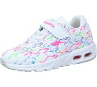 KangaROOS KX-Mega EV Trainers, White/Multi, 34 EU, White Multi, 1.5 UK