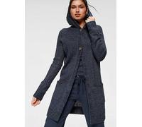 KangaROOS Long Knitted Cardigan Navy Marl