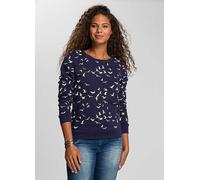 KangaROOS Long Sleeve Printed Sweatshirt Navy