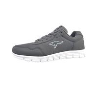 KangaROOS Men's K-fe Dustin Sneaker, Steel, Grey, White, 12.5 UK
