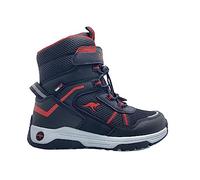 KangaROOS Men's K-mj Luc RTX Snow Boot, Jet Black Fiery Red, 5 UK