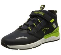 KangaROOS Men's KD-Dose EV Sneaker, dk Navy/Lime, 2 UK