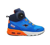 KangaROOS Men's Kx-Raptor Hi Fx Trainers, Brilliant Blue Neon Orange, 6.5 UK