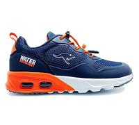 KangaROOS Men's Kx-Raptor Low Sneaker, Dk Navy Neon Orange, 6.5 UK