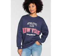 KangaROOS New York Front Print Sweatshirt Blue