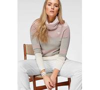 KangaROOS Striped Turtleneck Jumper Beige Stripe