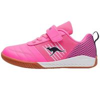 KangaROOS Super Court EV Sneaker, Neon Pink Fuchsia, 13 UK Child
