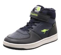 Kangaroos Unisex Children's K-cp Bound Mid EvSneaker, Dk Navy Lime, 13.5 UK