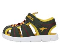 KangaROOS Boy's Unisex Kids K-coarse Sandal, Olive Sun Yellow, 5.5 UK Child