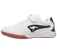 KangaROOS Unisex Children's K5-drib Ev Trainers, White Jet Black., 3.5 UK