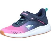 KangaROOS Unisex Children's Kb-rida Ev Trainers, Dk Navy Daisy Pink, 3.5 UK