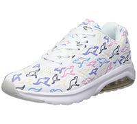 KangaROOS Unisex K-Air Ora Brand Sneaker, White/Multi, 3 UK