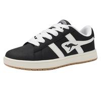 KangaROOS Unisex K-ca Ad Trainers, Jet Black White, 8.5 UK