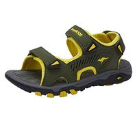 KangaROOS Unisex K-Celtic Barbo Sandal, Olive Lemon Chrome, 4 UK