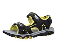 KangaROOS Unisex K-Celtic Kento Sandals, Jet black lemon chrome, 6 UK