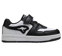 KangaROOS Unisex K-cp Fair Ev Sneaker, Jet Black White, 4 UK