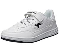 KangaROOS Unisex K-cp Gate Ev Sneaker, White Jet Black, 6 UK