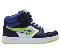 KangaROOS Unisex K-cp Hogan EV Sneaker, Dk Navy Lime, 4 UK
