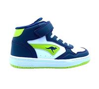 KangaROOS Unisex K-cp Jumbo Ev Sneaker, Dk Navy Lime, 5.5 UK