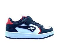 KangaROOS Unisex K-cp Move EV Sneaker, Jet Black Fiery Red, 6.5 UK