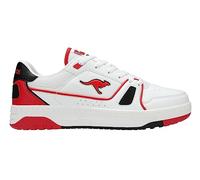 KangaROOS Unisex K-Draft Centre Sneaker, White Fiery Red, 3.5 UK