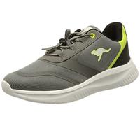 KangaROOS Unisex K-ft Push Trainers, Steel Grey Limetta, 8 UK
