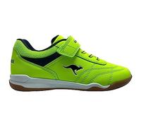 KangaROOS Unisex K-highyard Ev Sneaker, Neon Yellow Jet Black, 6 UK