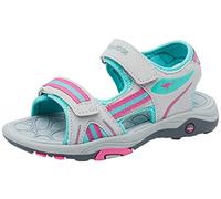 KangaROOS Unisex K-Leni Bari Sandal, Vapor Grey/Mint, 3 UK
