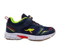 KangaROOS Unisex K-ni Romp EV Sneaker, Dk Navy Lime, 6.5 UK