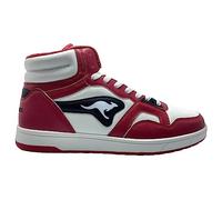 KangaROOS Unisex K-slam Point Mid Sneaker, Rouge Jet Black, 9.5 UK