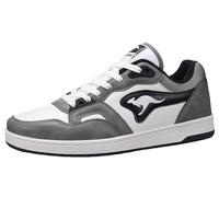 KangaROOS Unisex K-slam Point Trainers, Ultimate Grey Jet Black, 10 UK