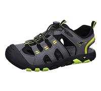 KangaROOS Unisex K-Trek Jam Sandal, Steel Grey Limetta, 5 UK
