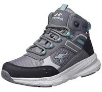 KangaROOS Unisex K-uo Take Mid RTX Hiking Shoe, Steel Grey Dk Ocean, 4 UK