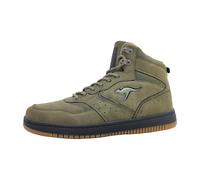 KangaROOS Unisex K-Watch Bliz Trainers, Olive Jet Black, 8 UK