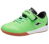 KangaROOS Unisex K5-Comb Ev Sneaker, Neon Green Jet Black, 6.5 UK