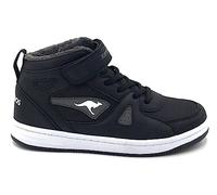 KangaROOS Unisex Kalley II EV Sneaker, Jet Black Steel Grey, 3.5 UK