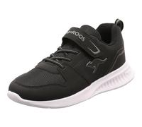 KangaROOS Unisex Kl-Gary Ev Sneaker, Jet Black Steel Grey, 3.5 UK