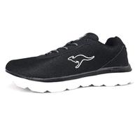 KangaROOS Unisex Kn-nami Trainers, Jet Black White, 5 UK