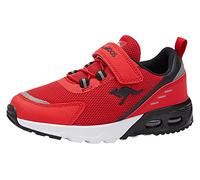 KangaROOS Unisex Kx-ARG EV Sneaker, Fiery Red Jet Black, 6 UK