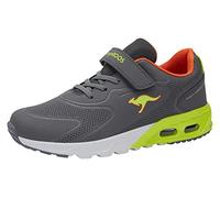 KangaROOS Unisex KX-Giga EV Trainers, Steel Grey/Lime, 38 EU, Steel Grey Lime, 6 UK