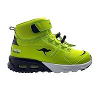 KangaROOS Unisex Kx-Hydro Sneaker, Lime Jet Black, 5 UK