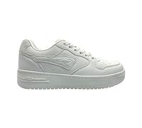 KangaROOS Unisex's K-top Draw Sneaker, White Mono, 12 UK