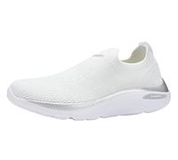 KangaROOS Women K-wn Barca Sneaker, White Silver, 5 UK