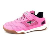 KangaROOS Women's K-bilyard Ev Sports Shoes, Neon Pink Jet Black, 2.5 UK