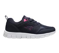 KangaROOS Women's K-Free Beth Sneaker, Dk Navy Daisy Pink, 6.5 UK